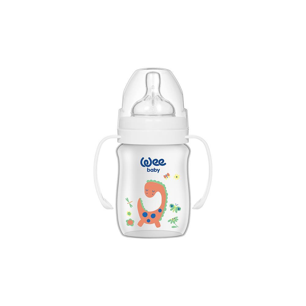 Wee Baby Klasik Plus Geniş Ağızlı Kulplu PP Biberon 150 ml