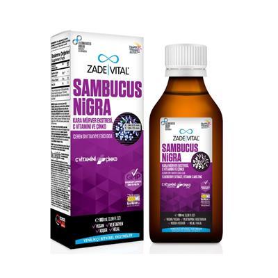Zade Vital Sambucus Nigra C Vitamini ve Çinko İçeren Takviye Edici Gıda 100 cc