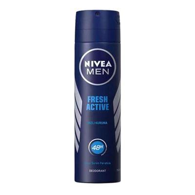 Nivea Fresh Active Hızlı Kuruma Uzun Süren Ferahlık Pudrasız Sprey Deodorant 150ml