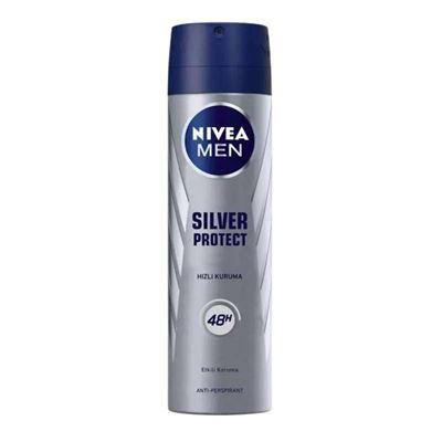 Nivea Men Anti-Perspirant Silver Protect Hızlı Kuruma Etkili Koruma Sprey Deodorant 150ml