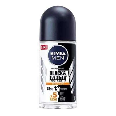 Nivea Men Anti-Perspirant Black & White Invisible Güçlü Etki Roll-On Deodorant 50ml