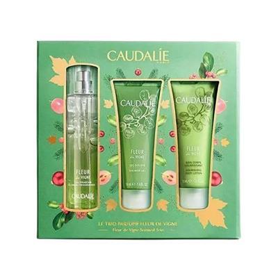 Caudalie Le Trio Parfume Fleur De Vinge Üzüm Çiçeği Aromalı Parfüm & Duş Jeli & Vücut Losyonu Seti