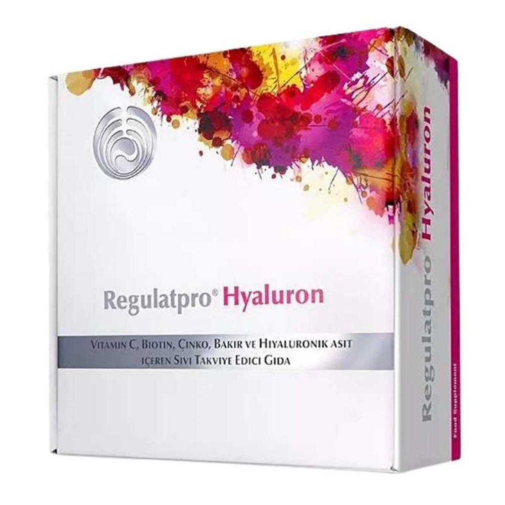 Regulatpro Hyaluron Vitamin C, Biotin, Çinko, Bakır Ve Hyaluronik Asit İçeren Sıvı Takviye Edici Gıda