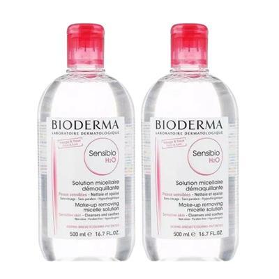 Bioderma Sensibio H2O Hassas Ciltler için Yüz ve Göz Makyaj Temizleyici Miseller Su 2x500 ml