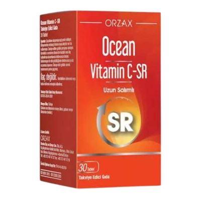 Orzax Ocean Vitamin C-SR Takviye Edici Gıda 30 Tablet