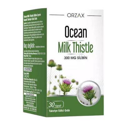 Orzax Ocean Milk Thistle Silibin İçeren Takviye Edici Gıda 30 Kapsül