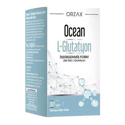 Orzax Ocean L-Glutatyon Glutatyon İçeren Takviye Edici Gıda 30 Kapsül