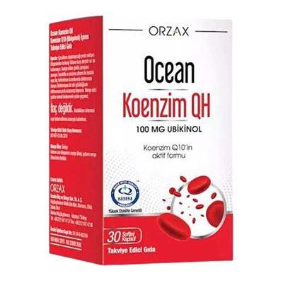 Orzax Ocean Koenzim QH (Ubiquinol) İçeren Takviye Edici Gıda 30 Yumuşak Kapsül