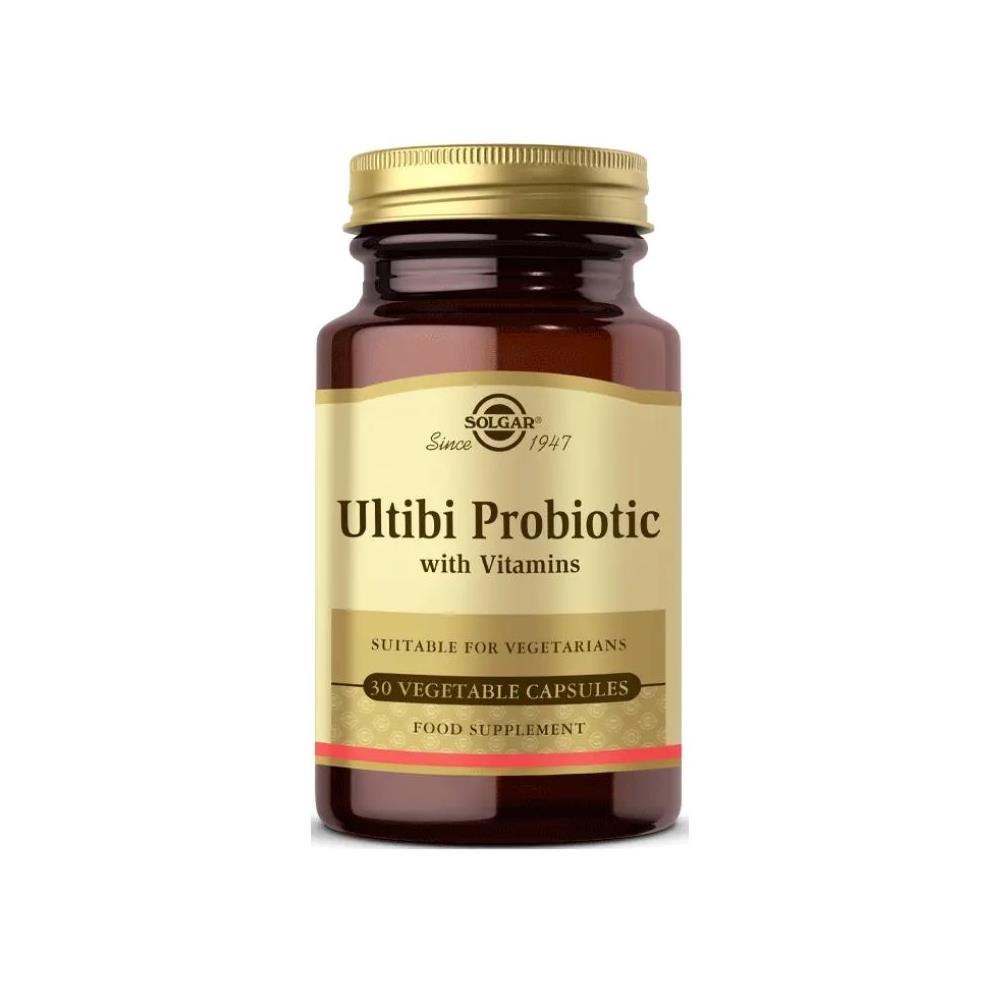 Solgar Ultibi Probiyotik Ve Vitamin Takviye Edici Gıda 30 Bitkisel Kapsül