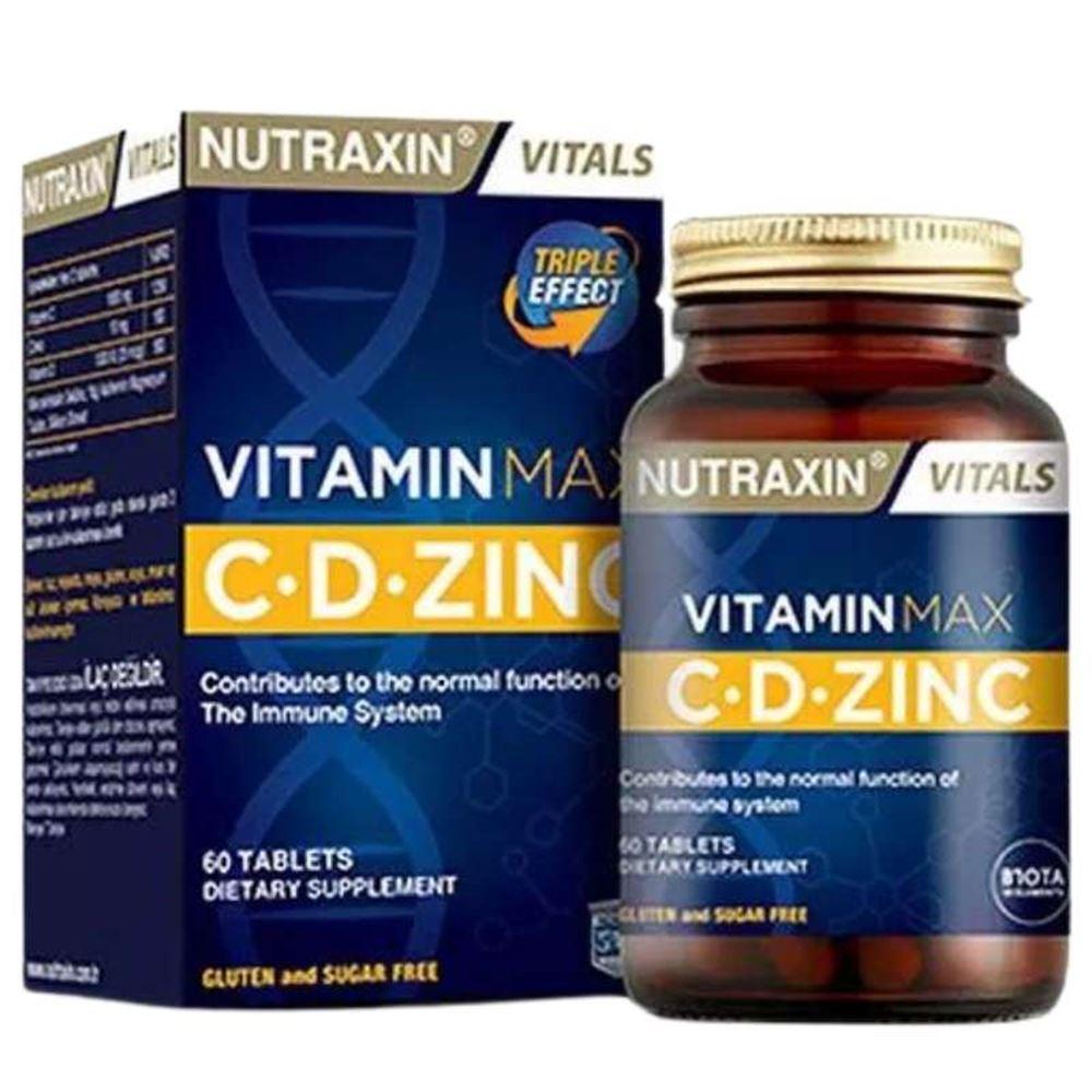 Nutraxin Vitamin Max C.D. Çinko 60 Tablet