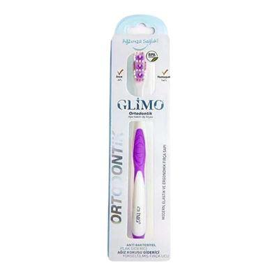 Glimo Ortodontik Ağız Bakım Diş Fırçası Soft ( Mor )