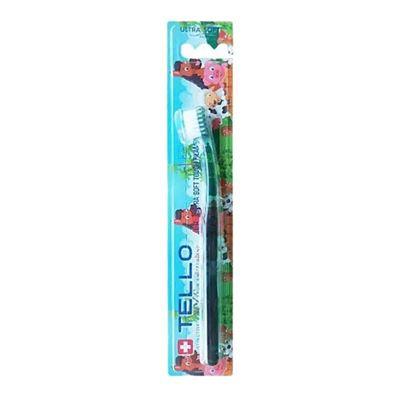 Tello 4480 Ultra Soft Çocuk Diş Fırçası 6 Yaş ( Yeşil )