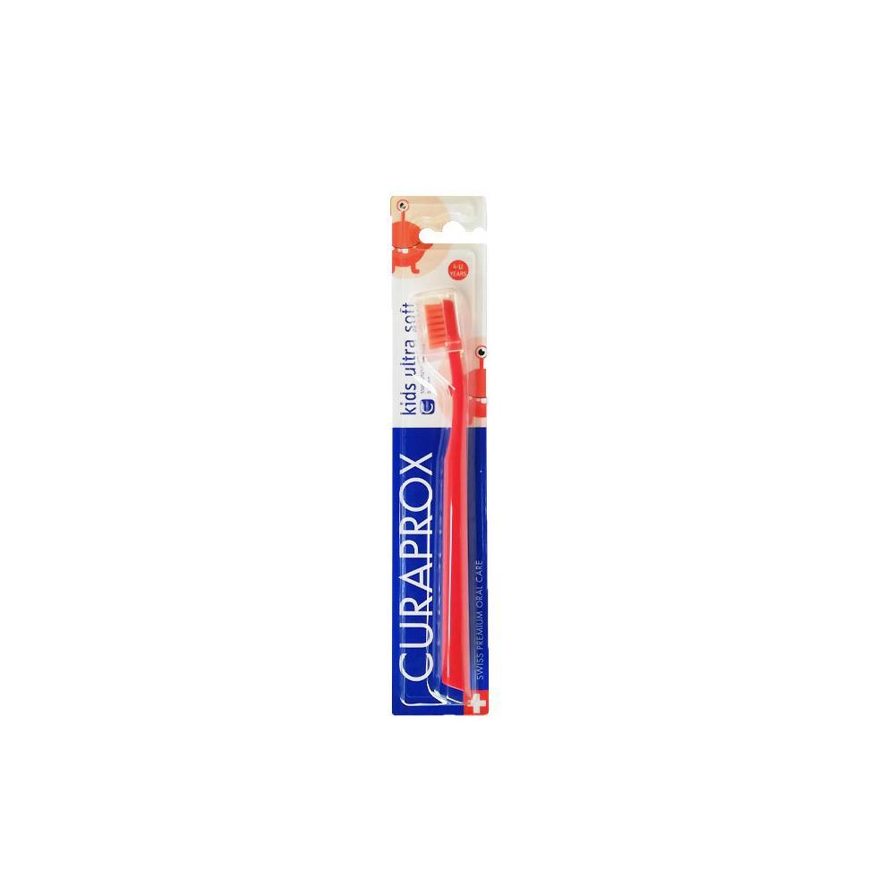 Curaprox Kids Ultra Soft Diş Fırçası 4-12 Yaş (Kırmızı)