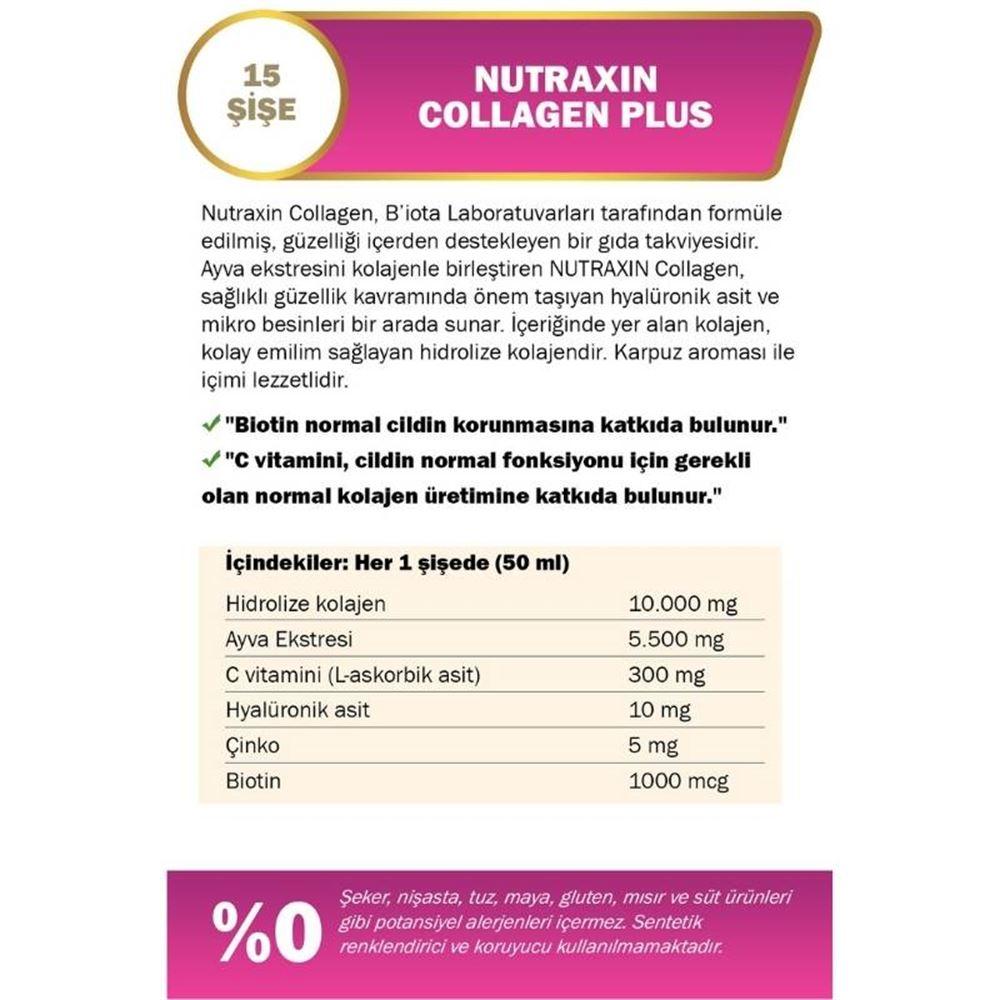 Nutraxin Collagen Gold Quality Plus Shots 15x50 ml