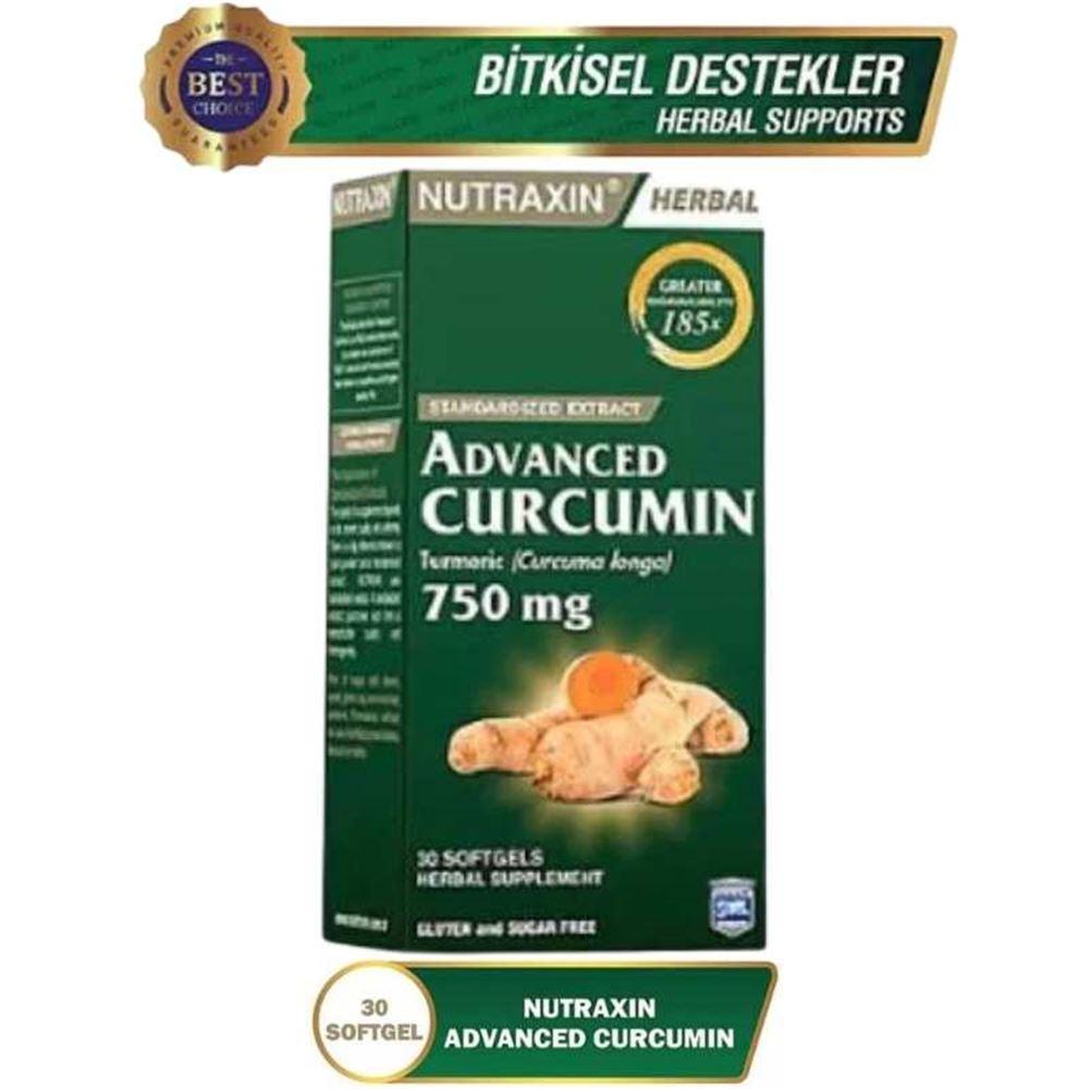 Nutraxin Advanced Curcumin 750mg 30kapsül