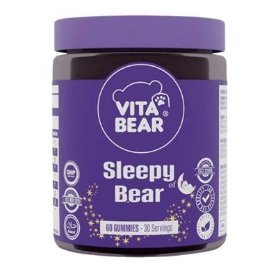 Vita Bear Sleepy Bear Melatonin İçeren Çiğnenebilir Takviye Edici Gıda 60 Adet