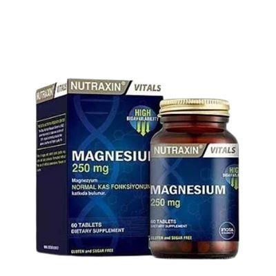 Nutraxin Magnesium Citrate Takviye Edici Gıda 250mg 60 Tablet