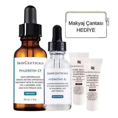 Skinceuticals Phloretin CF Antioksidan Serum + Hydrating B5 Nemlendirici Serum + Ultra Facial Defense Spf50
