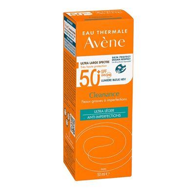 Avene Cleanance Yağlı ve Akneye Eğilimli Ciltler İçin Ultra Hafif Güneş Koruyucu SPF 50+  50 ml