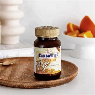 Solgar Kangavites Vitamin C 100 mg 90 Çiğnenebilir Tablet