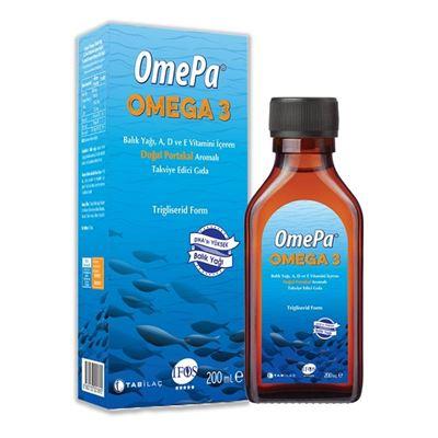 Tab Omepa Omega 3 Doğal Portakal Aromalı Takviye Edici Gıda 200ml