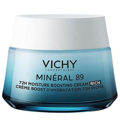 Vichy Mineral 89 Rich Cildi Güçlendiren 72 Saat Nemlendirici Bakım Kremi Kuru Ciltler 50ml