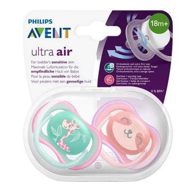 Philips Avent Ultra Air Emzik 18+ Ay Kız Desenli