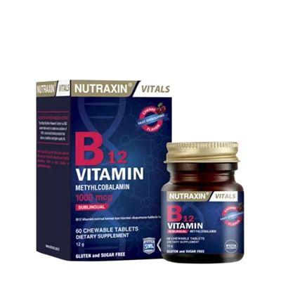 Nutraxin Vitamin D3 1000 IU 120 Tablet +  B12 Vit. 60 Dilalti Tablet