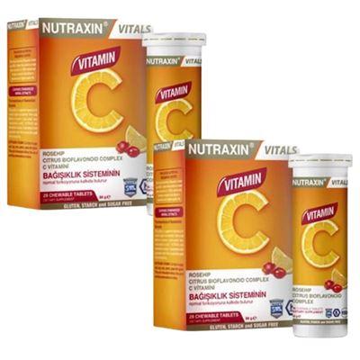 Nutraxin C Vitamini 28 Çiğneme Tableti X2 Adet