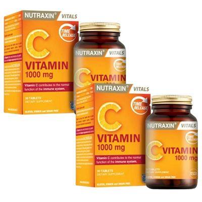 Nutraxin Vitamin C 1000 mg 30 Tablet X2 Adet