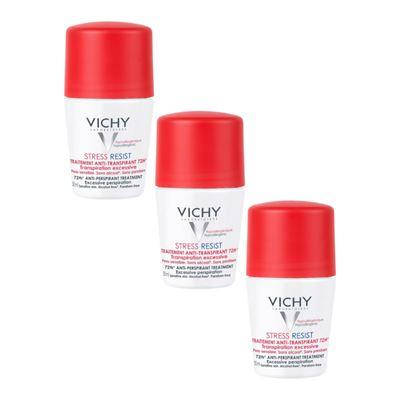 Vichy Stress Resist Terleme Karşıtı Deodorant Yoğun Kontrol 72 Saat Etkin 50ml X3 Adet