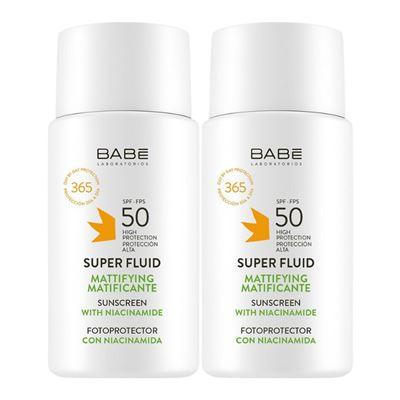 Babe Super Fluid SPF50 Suya Dayanıklı Güneş Kremi 50ml  X2 Adet
