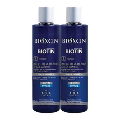 Bioxcin Biotin Şampuan 300 ml | Tüm Saç Tipleri x2 Adet