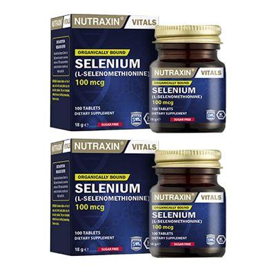 Nutraxin Selenyum 100 Mcg 100 Tablet x2 Adet