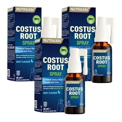 Nutraxin Costus Root Nane Aramolı Boğaz Spreyi 30 ml x3 Adet