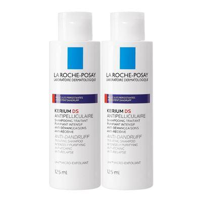La Roche Posay Kerium Ds Şampuan Kepek Problemi Olan Saçlar için Bakım Şampuanı 125ml x2 Adet