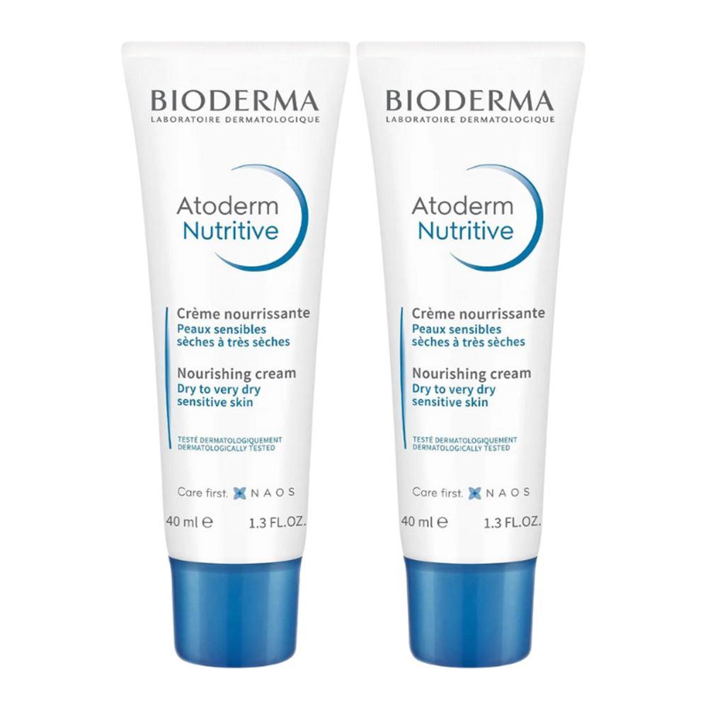 Bioderma Atoderm Nutritive Cream / Nemlendirici Yüz Kremi Kuru Ciltler için Yoğun x2 Adet