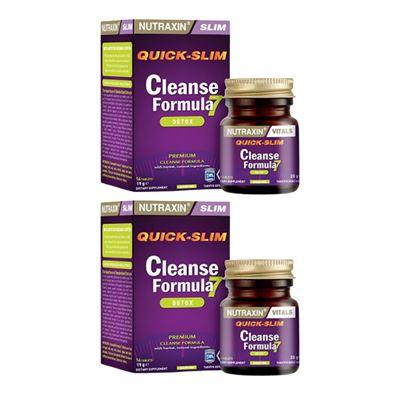 Nutraxin Quick Slim Cleanse Formula 7 14 Tablet Qs x2 Adet