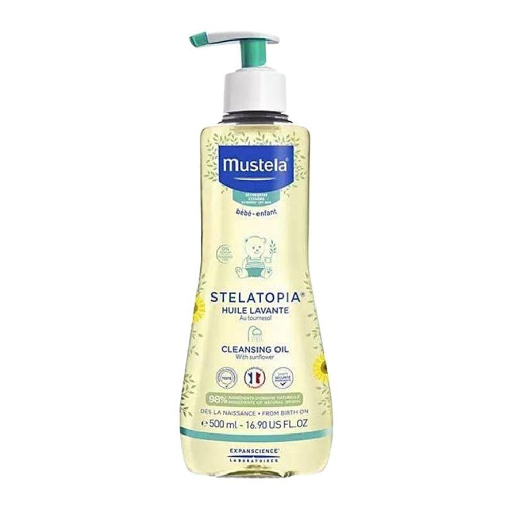 Mustela Stelatopia Krem Şampuan 500ml + Temizleme Yağı 500 ml+ İntense Krem 30 ml