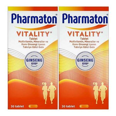 Pharmaton Vitality 30 Tablet x2 Adet