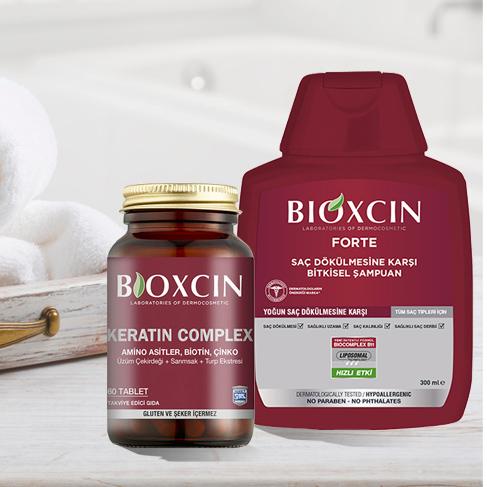 Bioxcin Keratin Complex 500mg 60 Tablet + Bioxcin Forte 300ml Şampuan Hediye